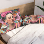 Flowery Frida Pillow Sham Gallery Image 2