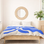 Wild Ferns: Ultramarine Blue Edition Duvet Cover Gallery Image 3