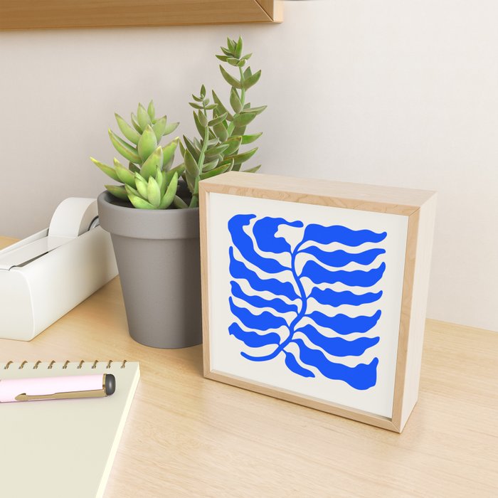 Wild Ferns: Ultramarine Blue Edition Mini Art Print Gallery Image 2