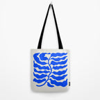 Wild Ferns: Ultramarine Blue Edition Tote Bag Gallery Image 2