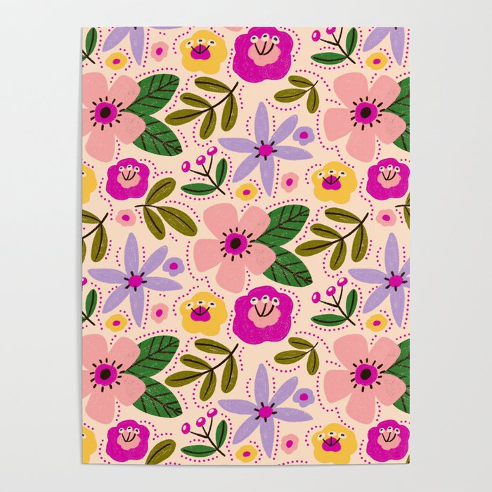 Spring / Summer Modern Floral  Poster Gallery Image 4