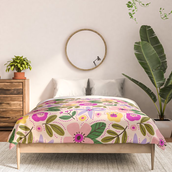 Spring / Summer Modern Floral  Comforter Gallery Image 3