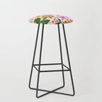 Spring / Summer Modern Floral  Stool Gallery Image 1