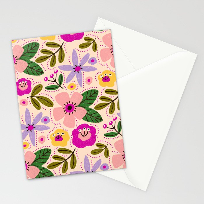 Spring / Summer Modern Floral  Stationery Card Gallery Image 2