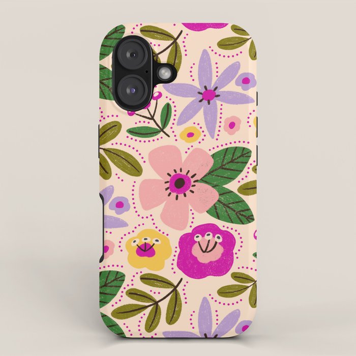 Spring / Summer Modern Floral  iPhone Case Gallery Image 1