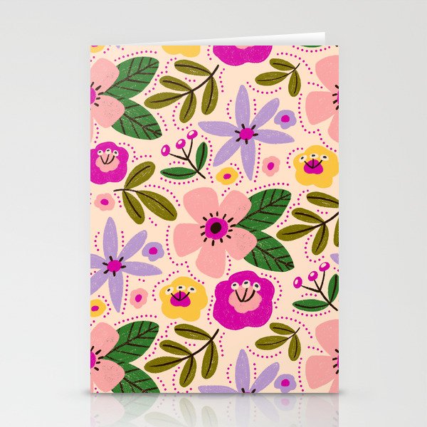 Spring / Summer Modern Floral  Stationery Card Gallery Image 1