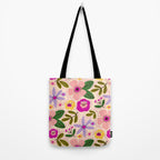 Spring / Summer Modern Floral  Tote Bag Gallery Image 2