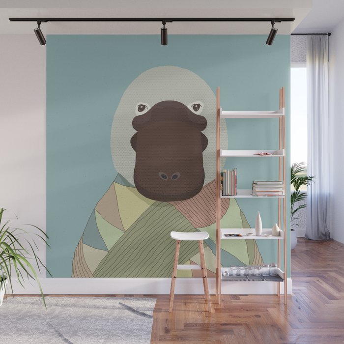 Whimsical Platypus II Wall Mural Gallery Image 1