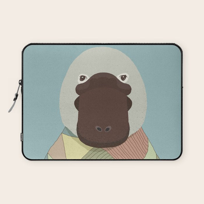 Whimsical Platypus II Laptop Sleeve Gallery Image 1