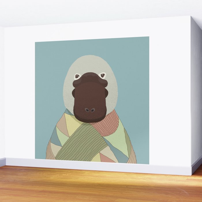 Whimsical Platypus II Wall Mural Gallery Image 2