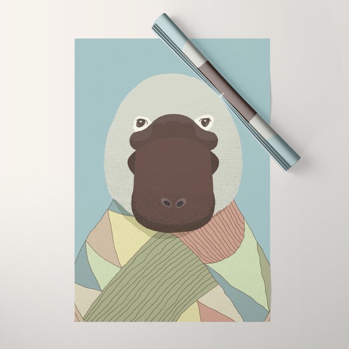 Whimsical Platypus II Wrapping Paper Gallery Image 1