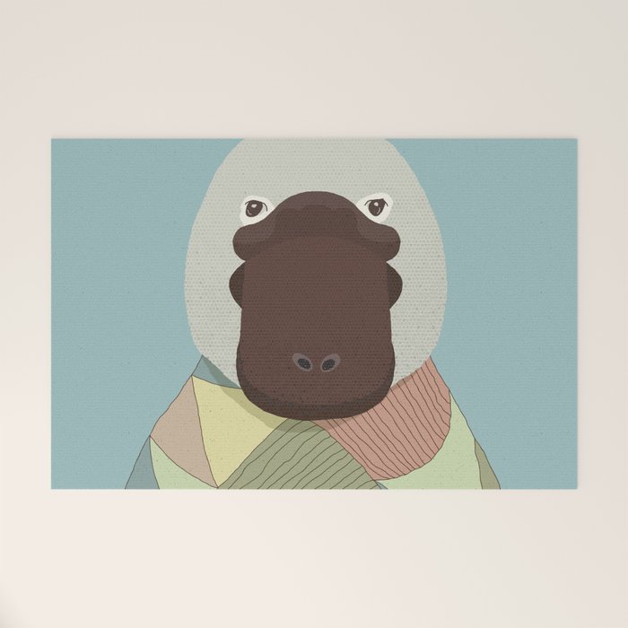 Whimsical Platypus II Welcome Mat Gallery Image 1