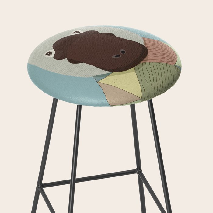 Whimsical Platypus II Stool Gallery Image 2