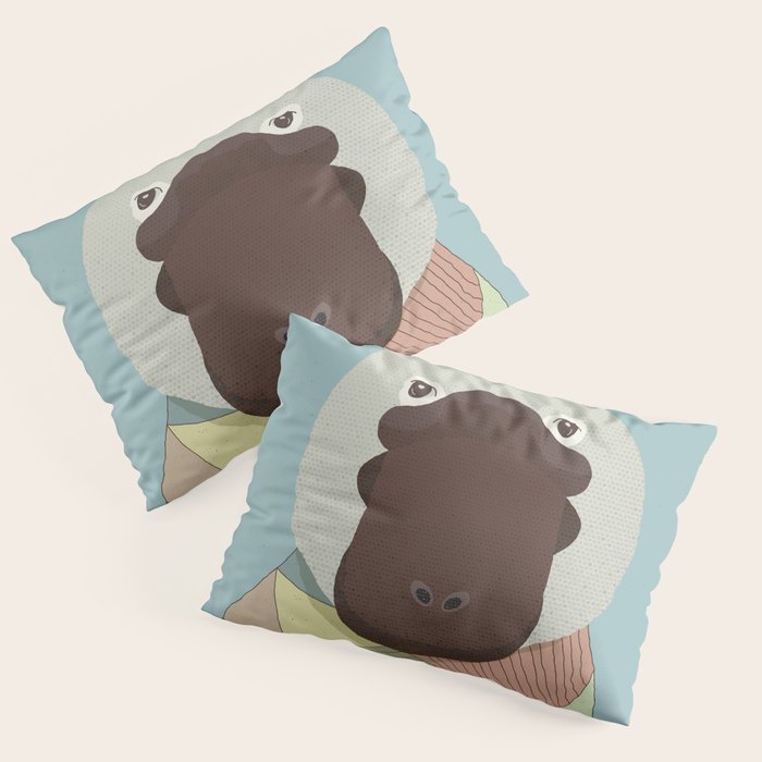 Whimsical Platypus II Pillow Sham Gallery Image 1