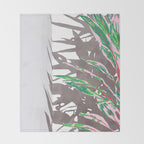 Plant & Shadow Throw Blanket Gallery Image 2