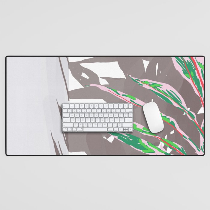 Plant & Shadow Desk Mat Gallery Image 1