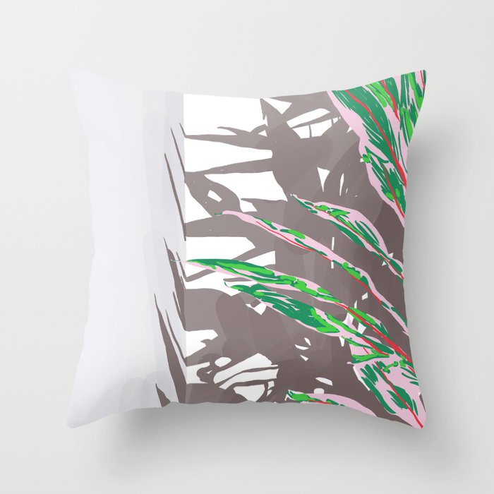 Plant & Shadow Throw Pillow Gallery Image 6