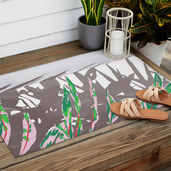 Plant & Shadow Outdoor Rug Gallery Image 2