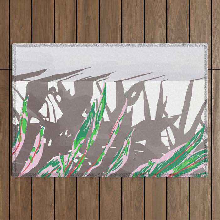 Plant & Shadow Outdoor Rug Gallery Image 1