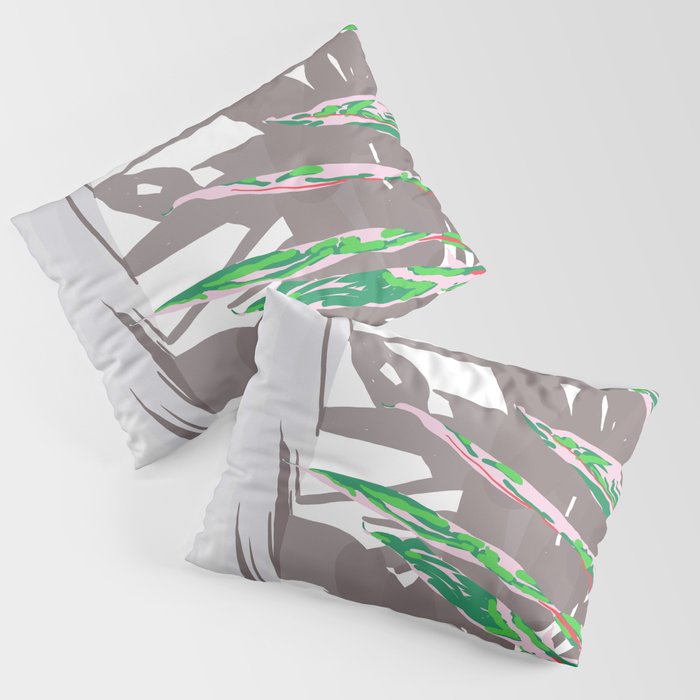 Plant & Shadow Pillow Sham Gallery Image 1
