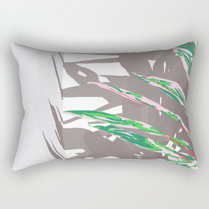 Plant & Shadow Rectangular Pillow Gallery Image 2