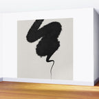 Black Brushstroke Wall Mural Gallery Image 2