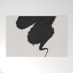 Black Brushstroke Welcome Mat Gallery Image 1