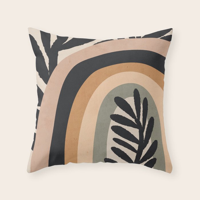 Abstract Art Rainbow 2 Throw Pillow Gallery Image 6