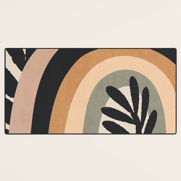 Abstract Art Rainbow 2 Desk Mat Gallery Image 3
