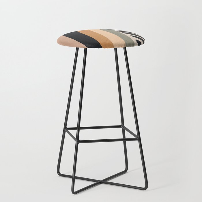 Abstract Art Rainbow 2 Stool Gallery Image 1