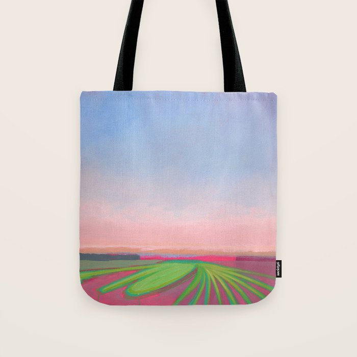 Peaceful Evening Landscape Tote Bag Gallery Image 1