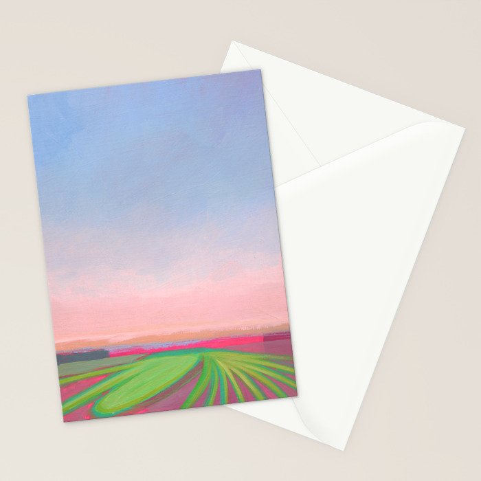Peaceful Evening Landscape Stationery Card Gallery Image 2