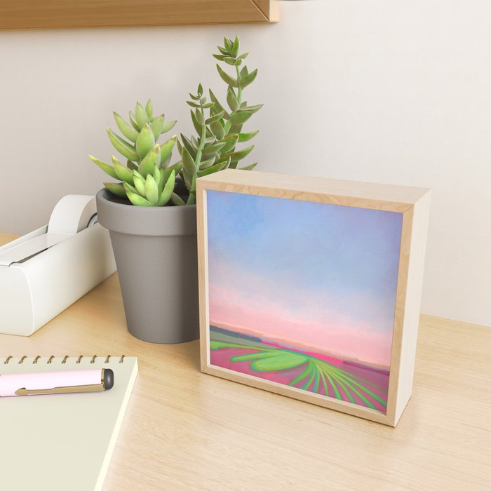 Peaceful Evening Landscape Mini Art Print Gallery Image 2