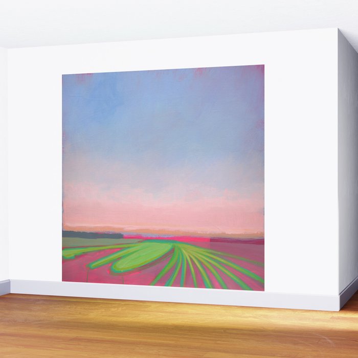 Peaceful Evening Landscape Wall Mural Gallery Image 2