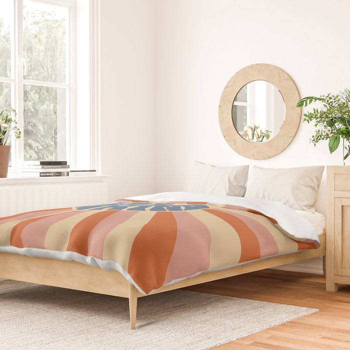 Cool to be Kind - Pink, Red and Blue  Duvet Cover Gallery Image 2