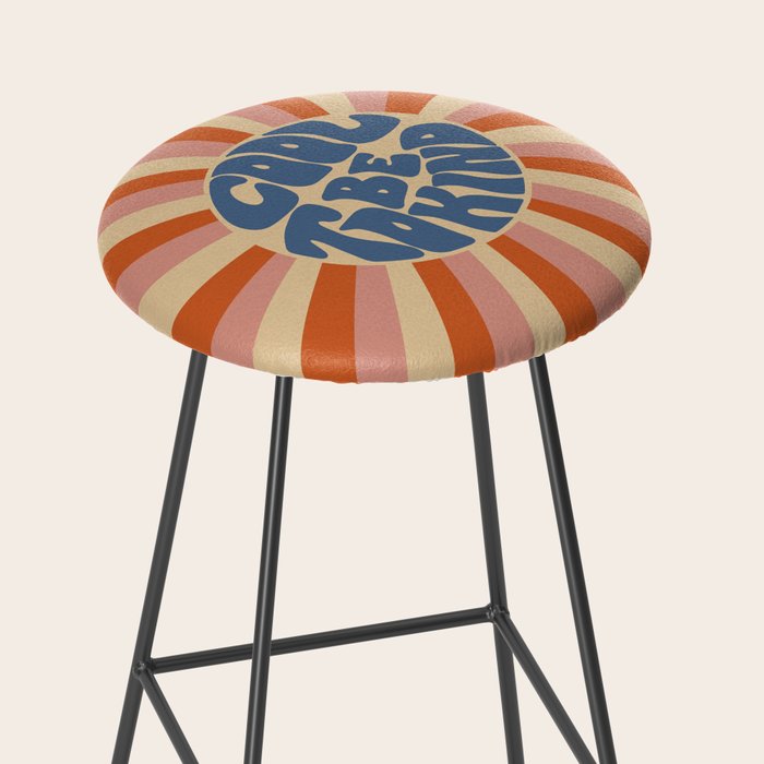 Cool to be Kind - Pink, Red and Blue  Stool Gallery Image 2