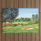 Merion Golf Course 16th Hole Outdoor Rug Gallery Image 1