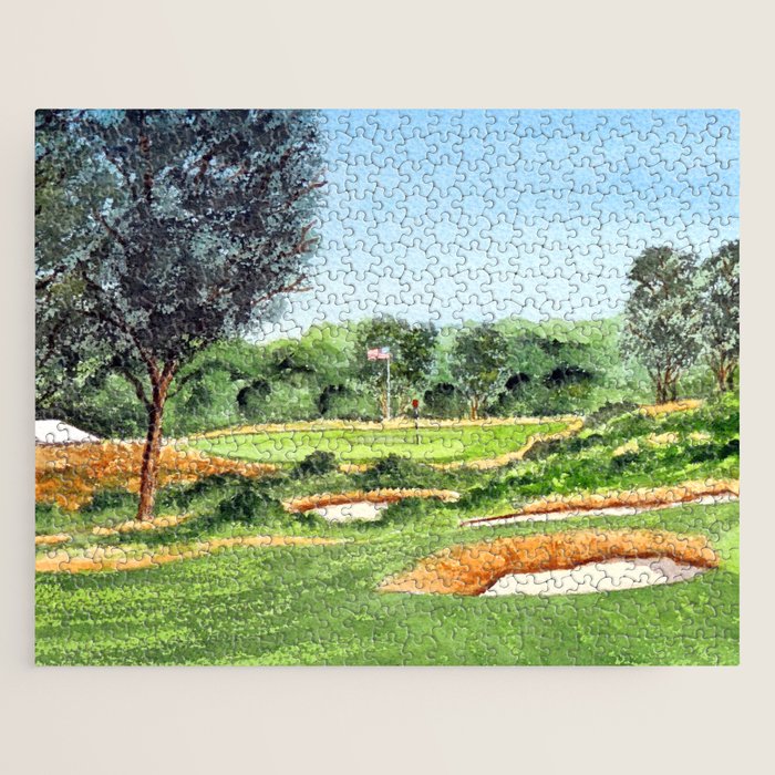 Merion Golf Course 16th Hole Jigsaw Puzzle Gallery Image 1