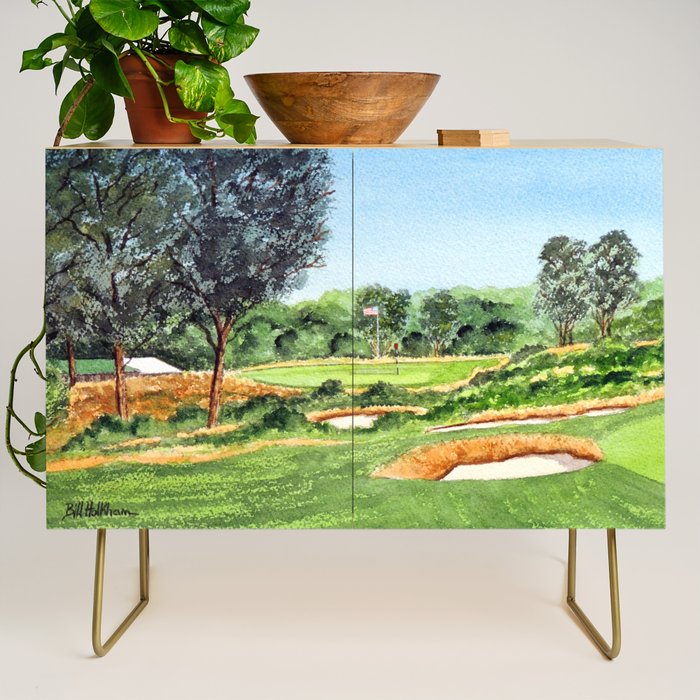 Merion Golf Course 16th Hole Credenza Gallery Image 1