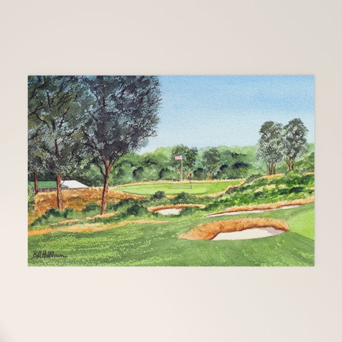 Merion Golf Course 16th Hole Welcome Mat Gallery Image 1
