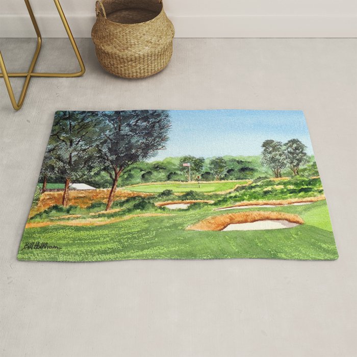 Merion Golf Course 16th Hole Rug Gallery Image 1