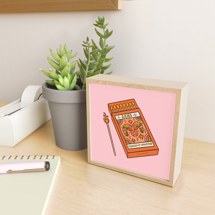 Aries Matchbox Mini Art Print Gallery Image 2