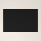 Simply Midnight Black Welcome Mat Gallery Image 1