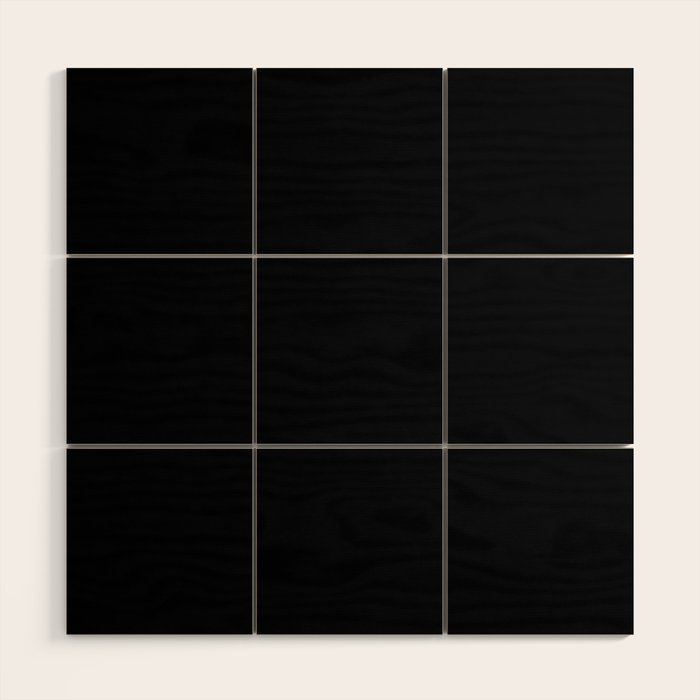 Simply Midnight Black Wood Wall Art Gallery Image 1