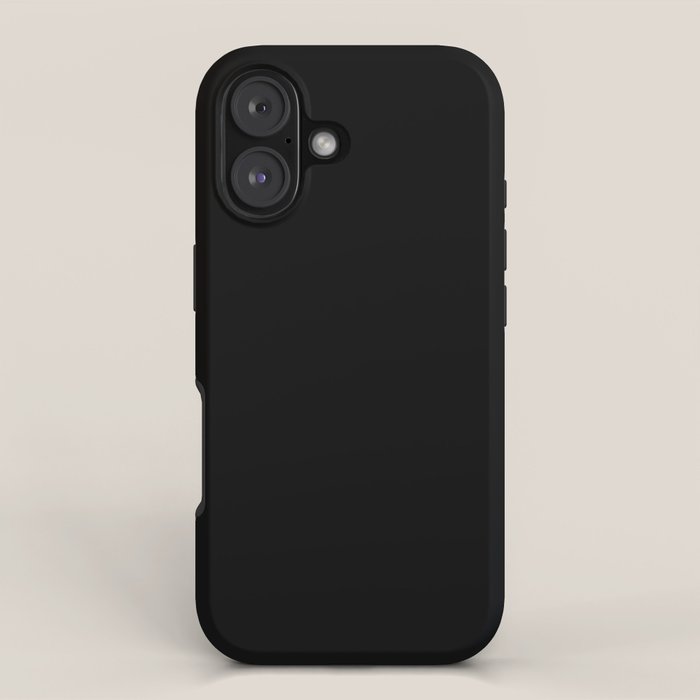 Simply Midnight Black iPhone Case Gallery Image 1