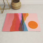 Abstraction_OCEAN_Beach_Minimalism_001 Rug Gallery Image 1