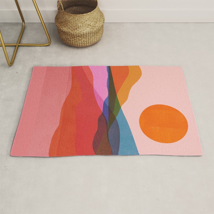 Abstraction_OCEAN_Beach_Minimalism_001 Rug Gallery Image 1