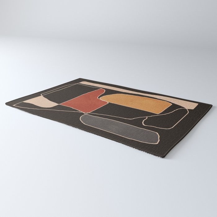 Modern Abstract Minimal Shapes 212 Rug Gallery Image 3