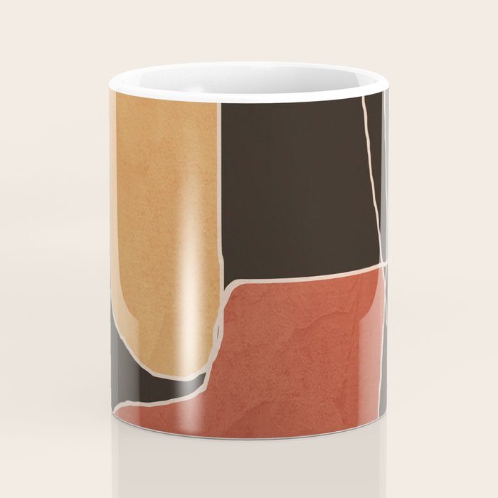 Modern Abstract Minimal Shapes 212 Coffee Mug Gallery Image 4