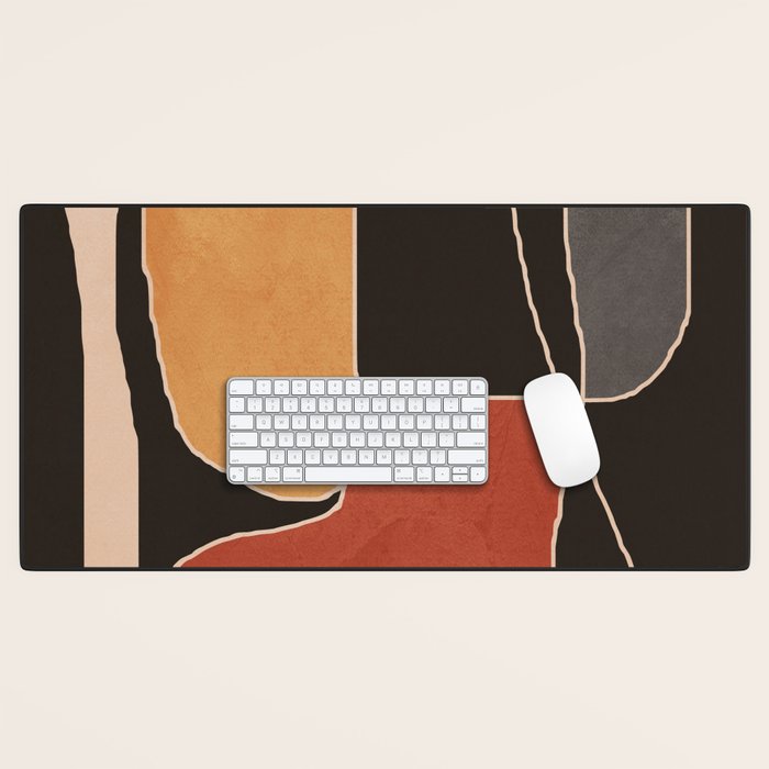 Modern Abstract Minimal Shapes 212 Desk Mat Gallery Image 1